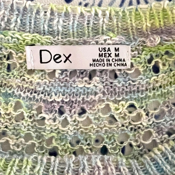Dex Knit Sweater Pastel Multicolour Size Medium - Picture 6 of 6